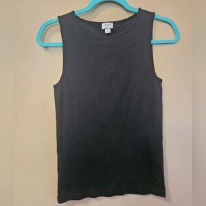 J Crew Outlet Women's Size S Black Basic Tank Top